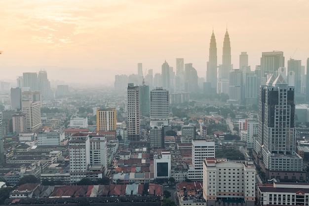 Kuala Lumpur, Malaysia skyline.Klcc. City