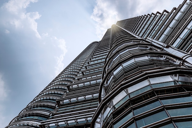 Kuala lumpur, malesia skyline.torri gemelle