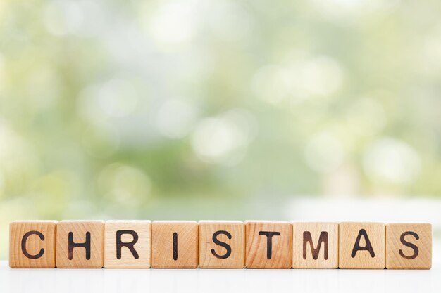 Kubussen met bericht MERRY CHRISTMAS