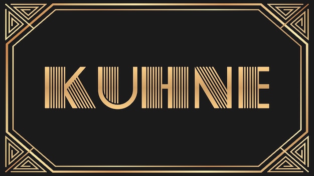 Photo kuhne jazz gold text