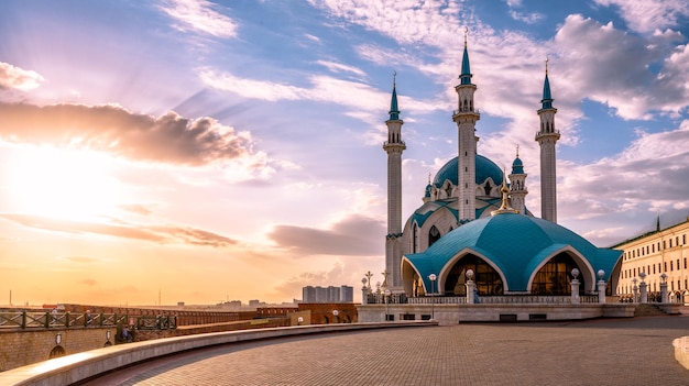 Kul Sharif moskee in Kazan Kremlin Tatarstan Rusland