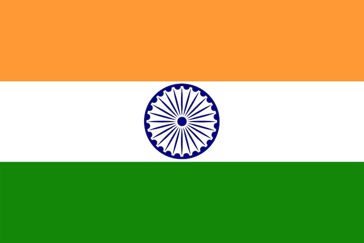 Foto kunst van de onafhankelijkheidsdag van india met vlag