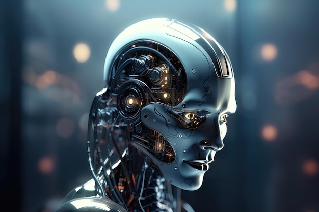 Kunstmatige intelligentie concept AI gegenereerd