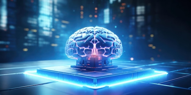 Kunstmatige intelligentie Hersenen Neurale netwerken en machinaal leren Gemaakt met Ai