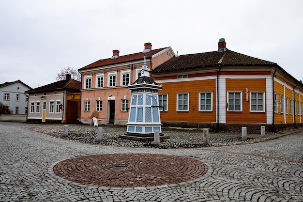 Kunstmuseum in de stad Rauma. Finland