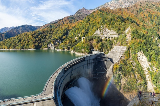 Photo kurobe dam in toyama