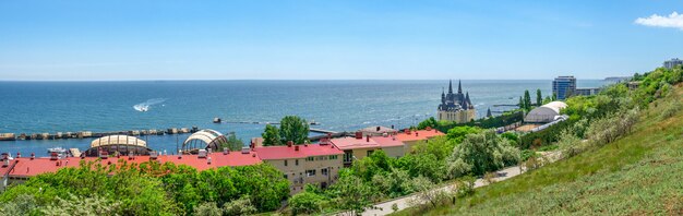 Kust van Odessa in de Big Fountain resort, Oekraïne