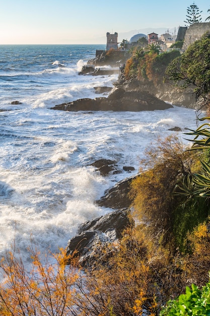 Kuststorm in Nervi