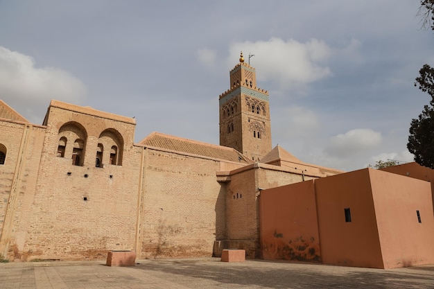 Kutubiyya-moskee in de stad Marrakech in Marokko