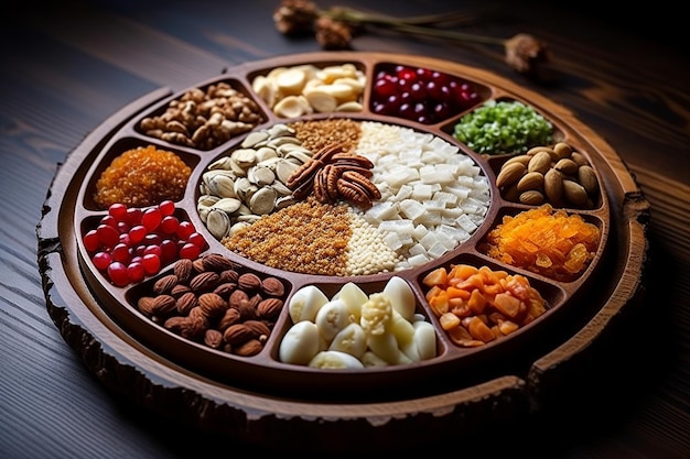 Photo kutya eastern european ceremonial grain dish with sweet toppings