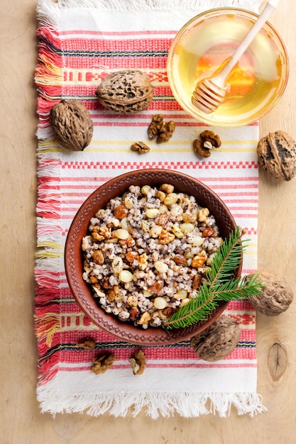 Kutya is a grain dish served by Eastern Christians during Christmas season