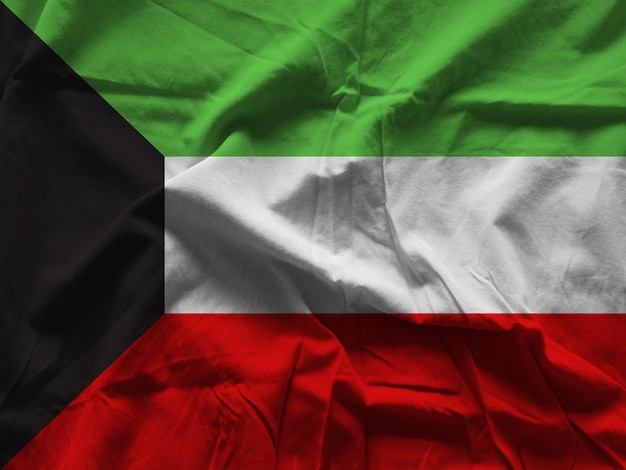 Photo kuwaiti flag