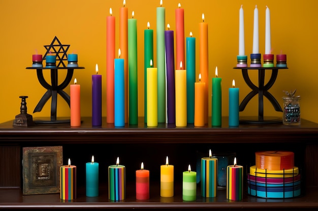 Kwanzaa decorations vibrant colors