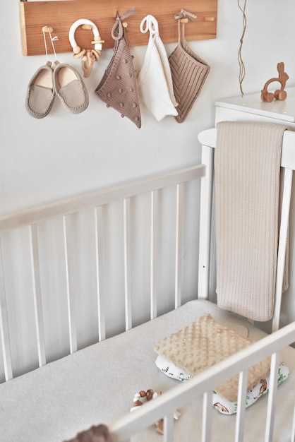 Foto kwekerij interieur houten speelgoed in de kinderkamer