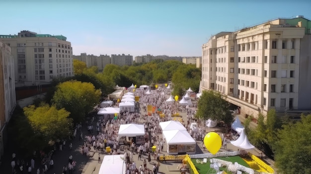 День Киева — это повод для семей собраться вместе и изменить мир к лучшему, участвуя в благотворительной акции, которая повышает осведомленность и поддерживает тех, кто в ней нуждается Сгенерировано ИИ