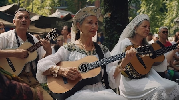 Kyiv Day's folk music concert celebrates Ukraine's rich cultural heritage with soulful melodies and captivating performances Generated by AI