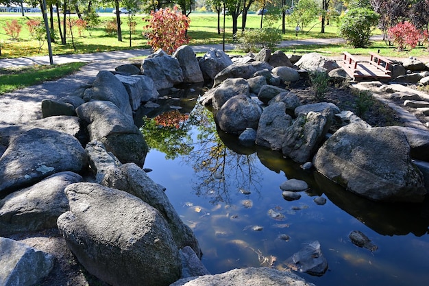 Kyoto-park aan de rand van de stad Kiev