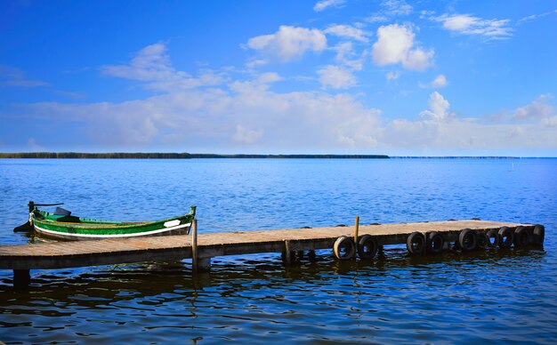 La Albufera lake in Valencia El Saler Spain