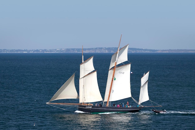 La Cancalaise during the Douarnenez maritime festival