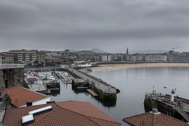 La Concha-strand in San Sebastian Baskenland