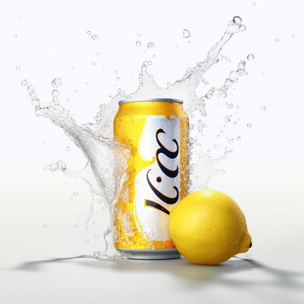 La Croix Sparkling Water with white background high