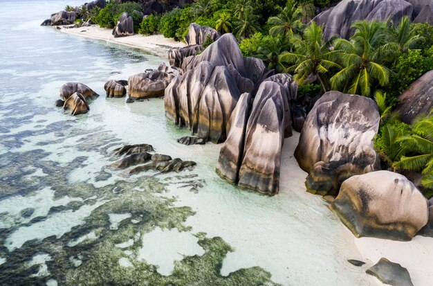 La Digue, seychelles beach