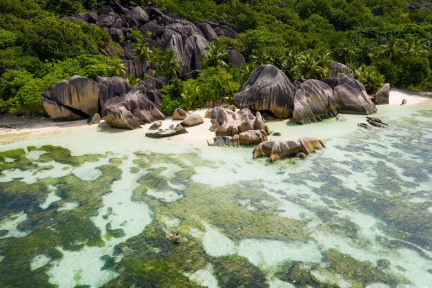 La digue, spiaggia delle seychelles