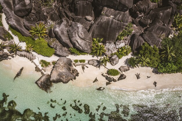 La Digue, seychelles beach