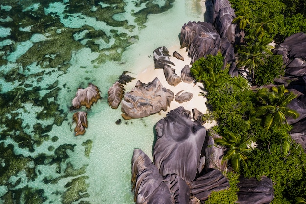 Foto la digue, spiaggia delle seychelles