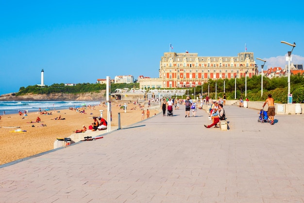 La grande plage beach biarritz