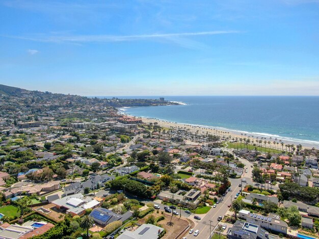 La Jolla, San Diego, California, USA. Beach with pacific ocean
