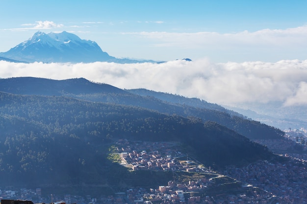 La Paz-stad in Bolivia, Zuid-Amerika