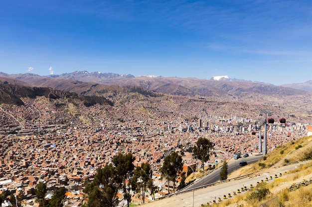 La paz vista da el alto bolivia