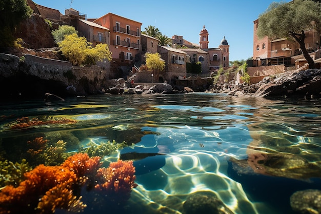 La Pelosa Beach with Crystal Clear Waters