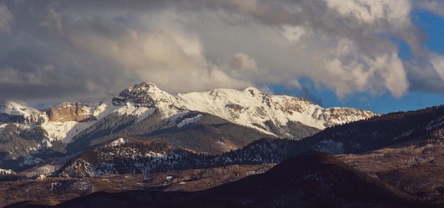 Laat in de herfst in Colorado