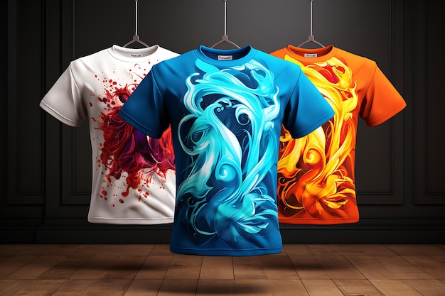 Laat uw creativiteit de vrije loop met prachtige T-shirt-mockup-ontwerpen