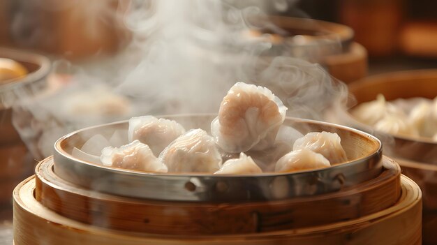 Laat uw zintuigen genieten van de levendigheid van een Dim Sum-restaurant