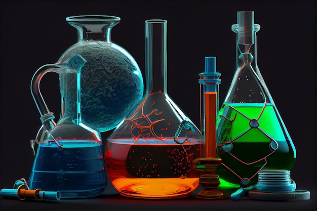 Лаборатория Glassware Science Laboratory