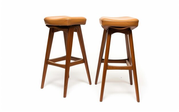 Lab Stools with a MidCentury Modern Flair isolated on transparent Background