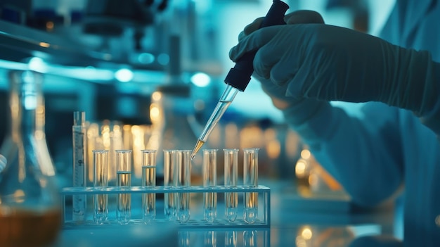 lab technician working in a laboratory
