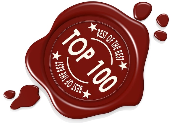 Label seal of top 100
