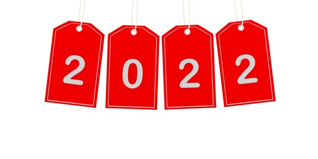 Labels with number of new year