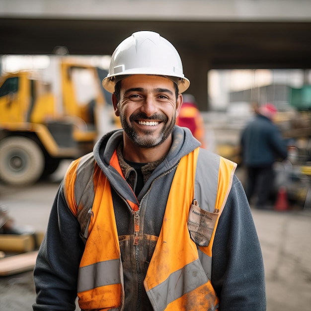 labor day celebration happy construction worker