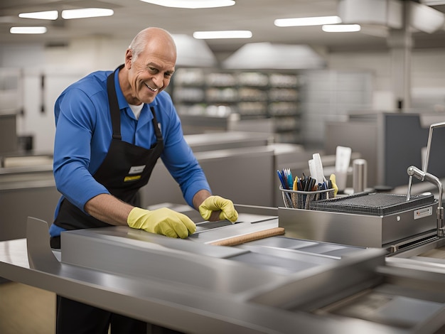 Foto lavoratore dipendente per la giornata lavorativa