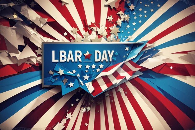 Photo labor day sale background ar c