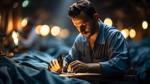 Labor Working at the Manufacturing Plant