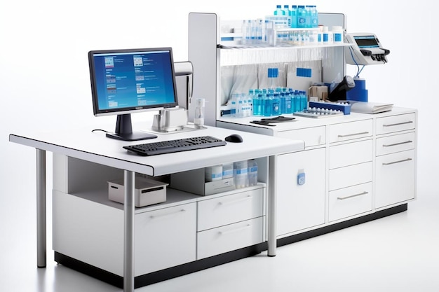 Laboratory medical furniture diagnostic computers