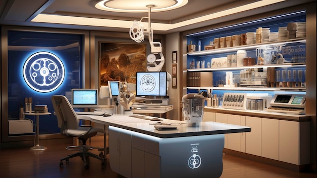 laboratory room HD wallpaper photographic image