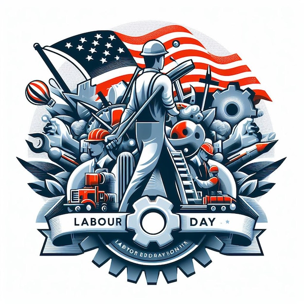 Photo labour day poster flyer banner free photos and labour day background