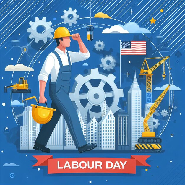 Labour Day Poster Flyer Banner Free Photos and Labour Day Background